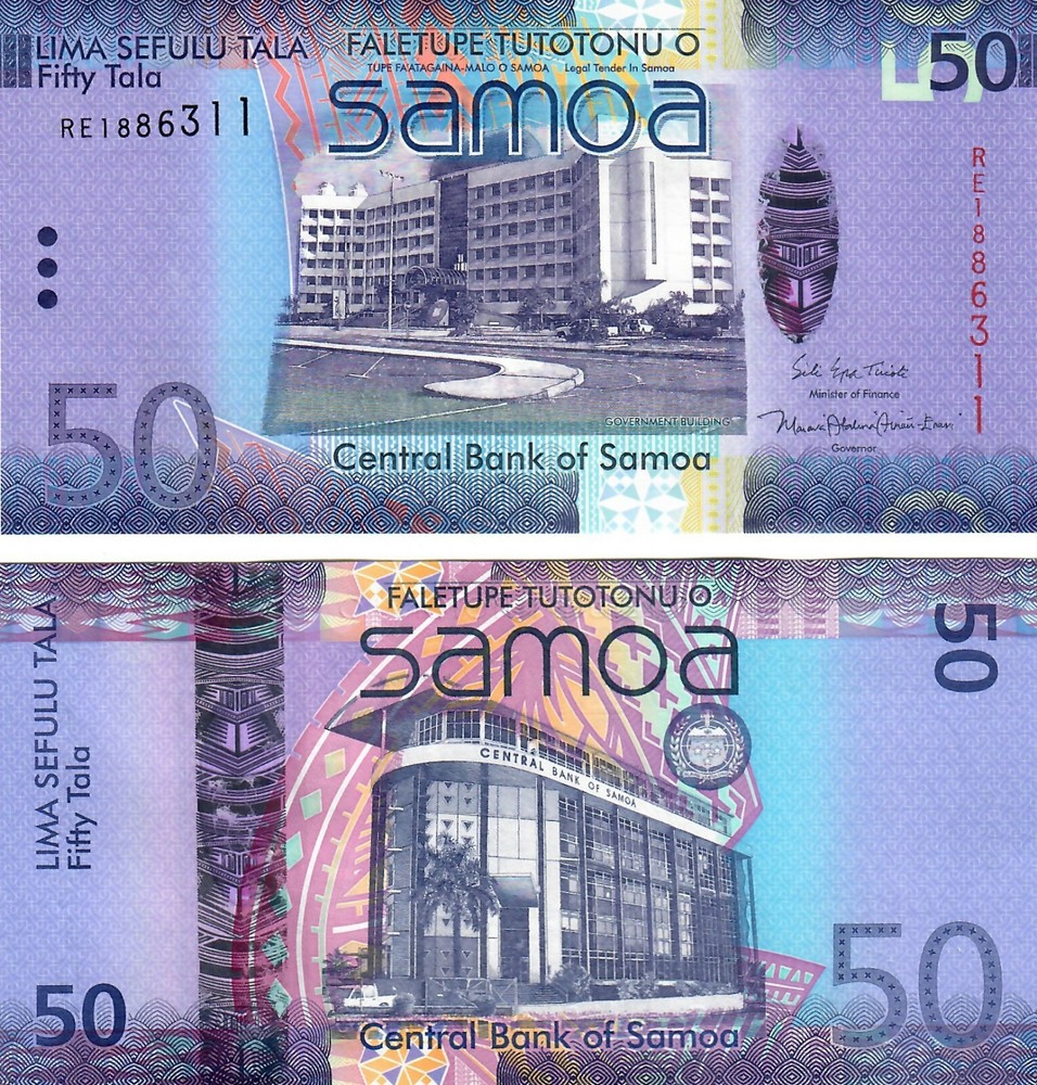 Samoa 50 Tala 2017 UNC