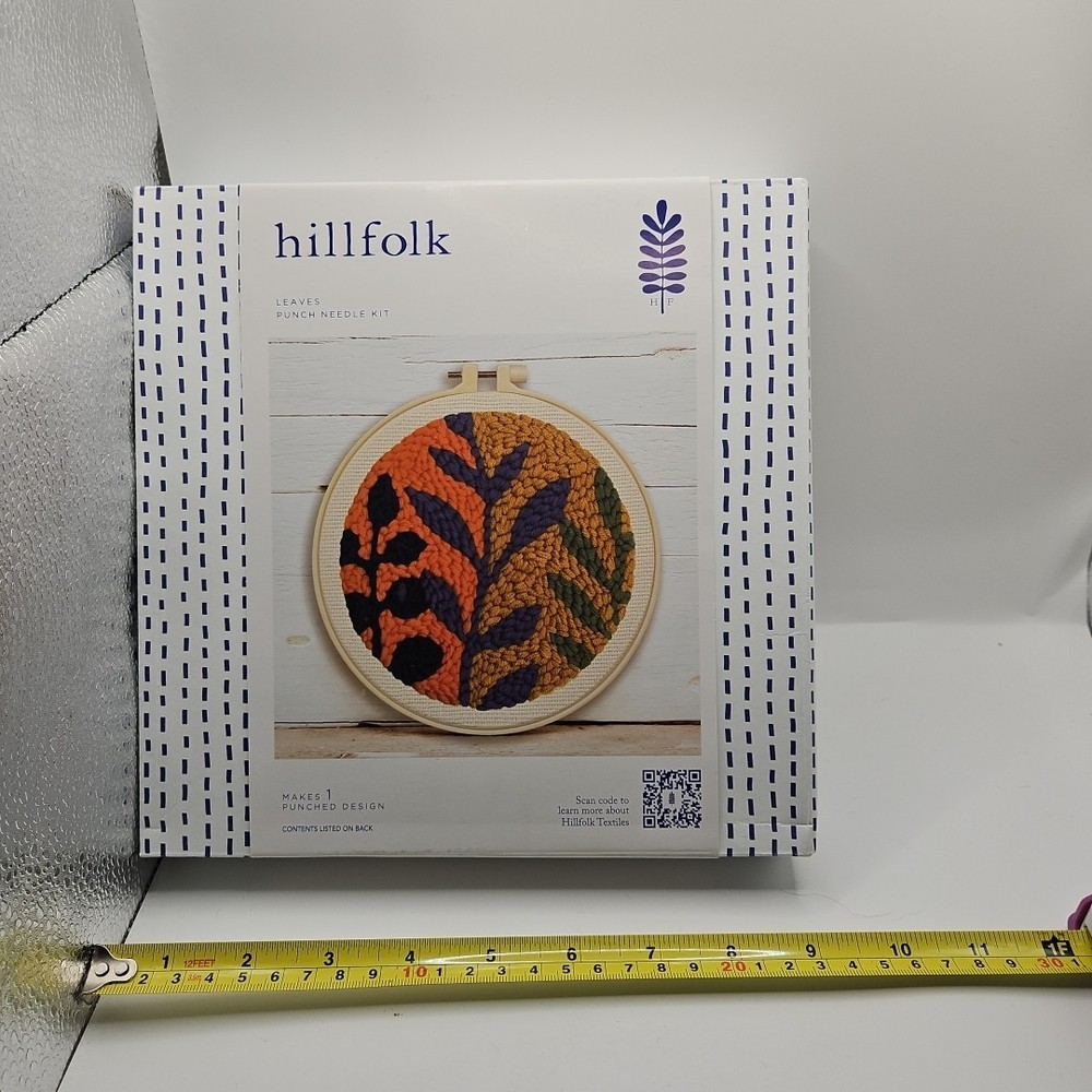 Hillfolk Multicolor Leaves Punch Needle Kit