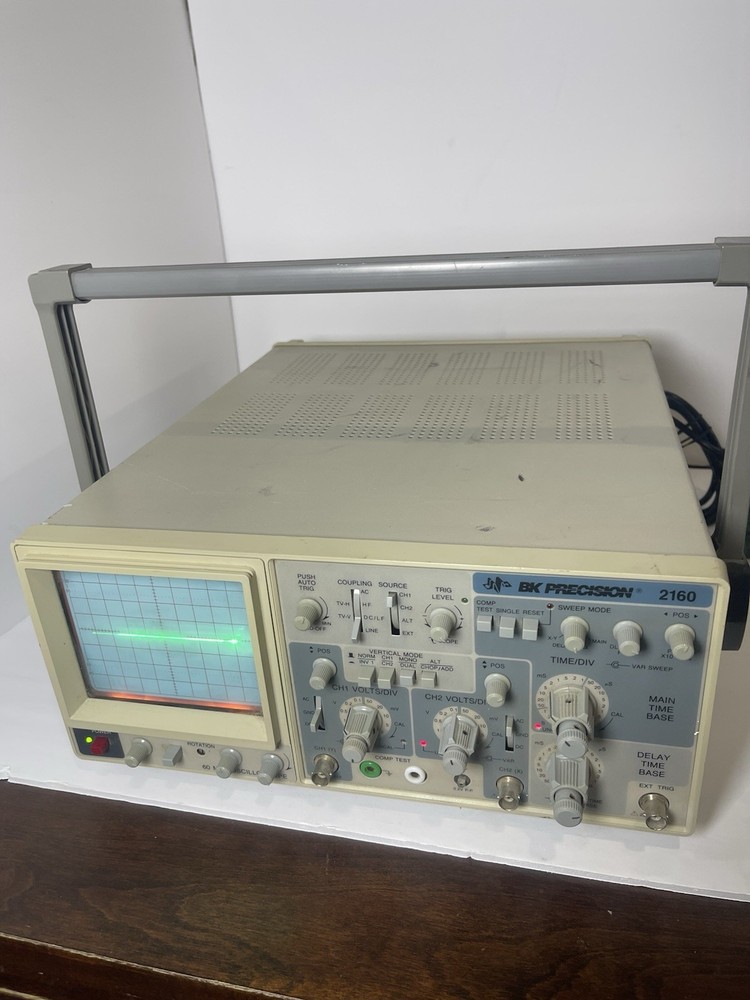 BK PRECISION 60MHZ Dual Trace Oscilloscope Model 2160A