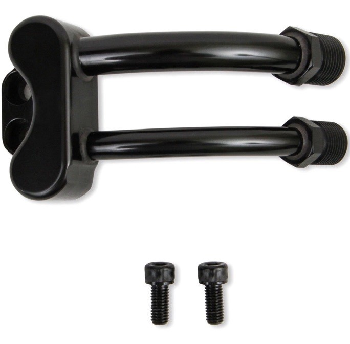 Holley 199-201BK A/C Compressor Line Adapter