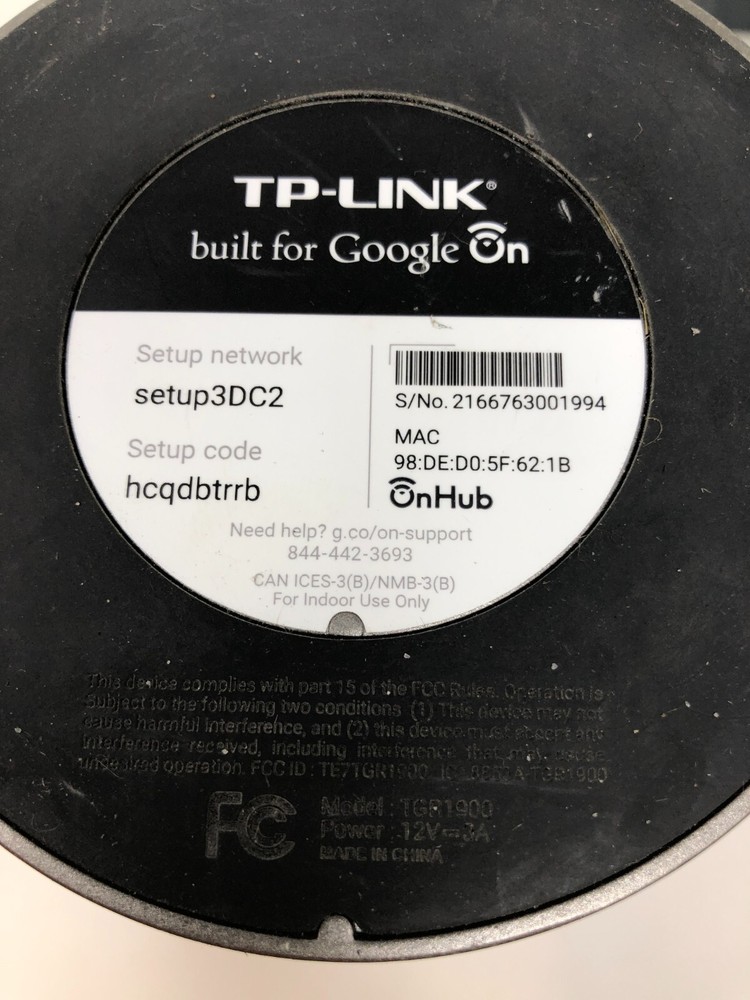 Google OnHub TGR1900