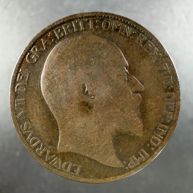 1902 Great Britain Half Penny Lightly Circulated