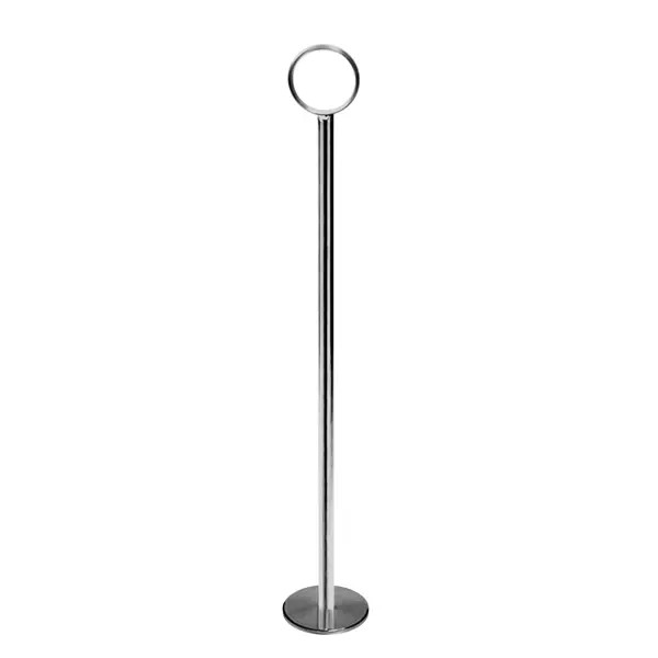 Thunder Group CRTCH012 12" Chrome Plated Wire Loop Table Card Holder