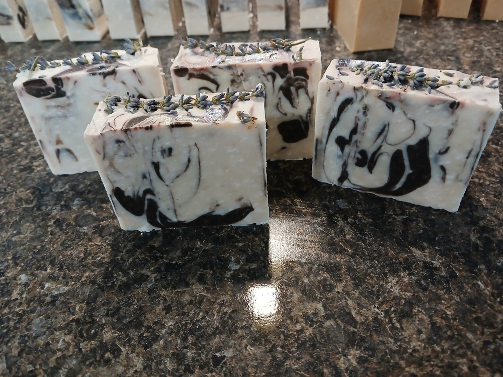 1lb Assorted Soap Sampler, men & women organic.