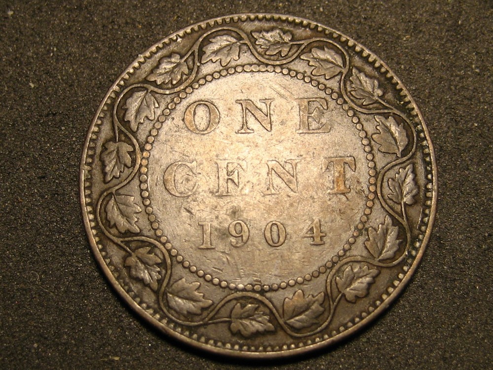 1904 Canadian Large Cent