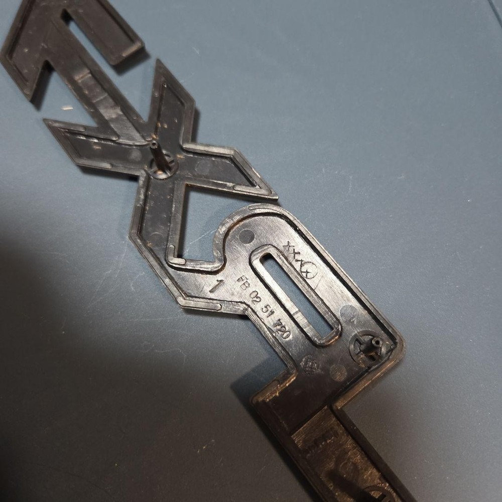 [Black] Mazda RX-7 emblem