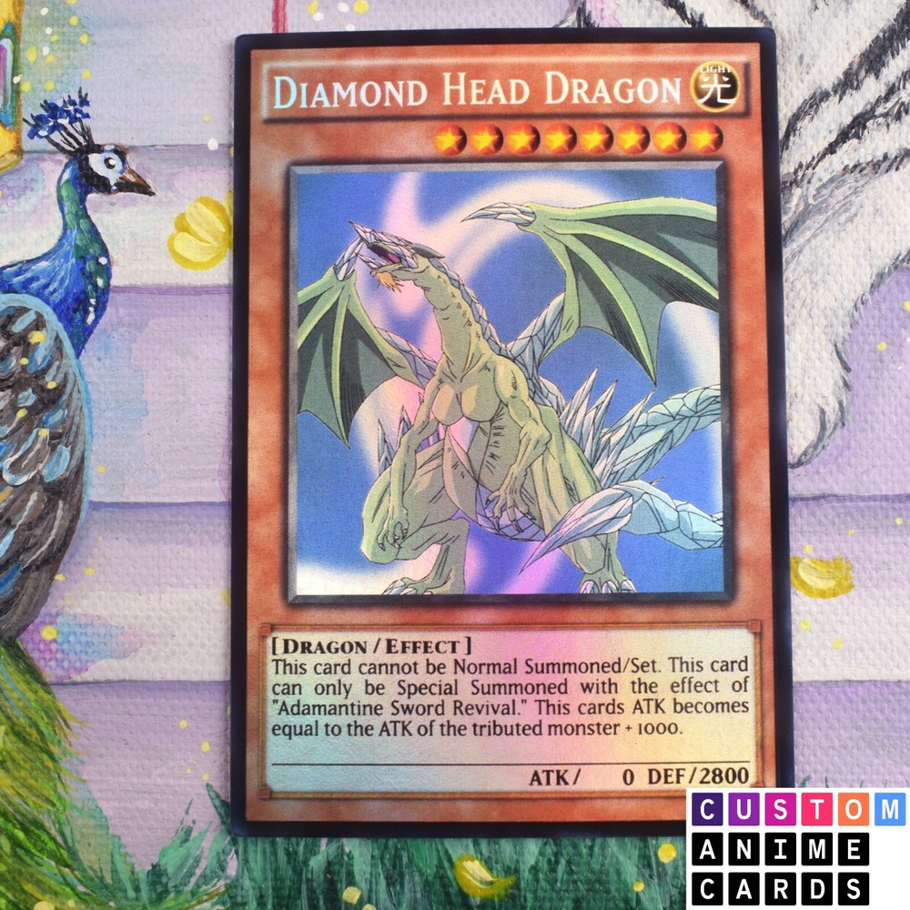 Diamond Head Dragon ANIME EFFECT HOLO card