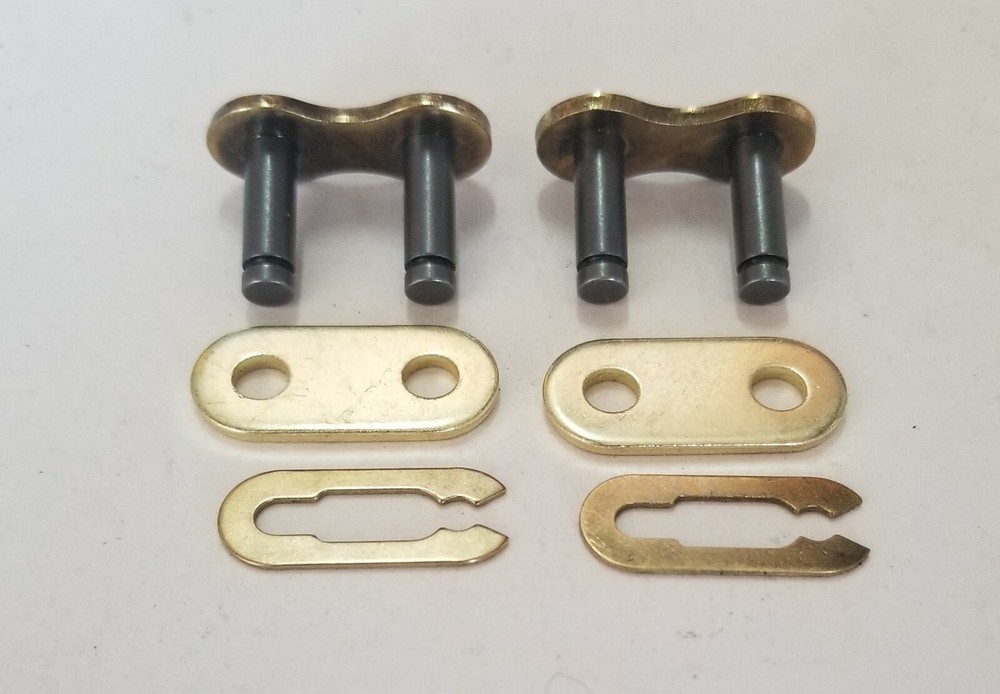(2) 520 DX Heavy Duty Master Links KMC CHAIN Clip style