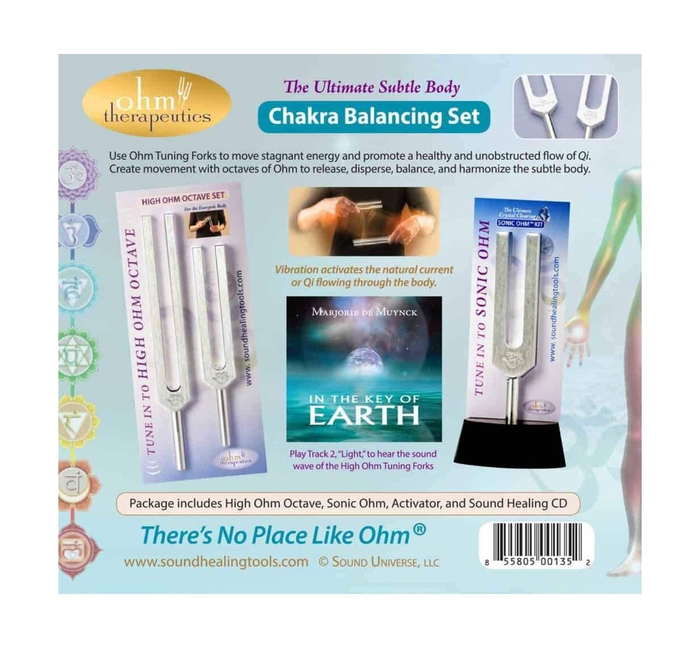 Ohm Therapeutics Chakra Balancing Set for Sound Therapy Practitioners