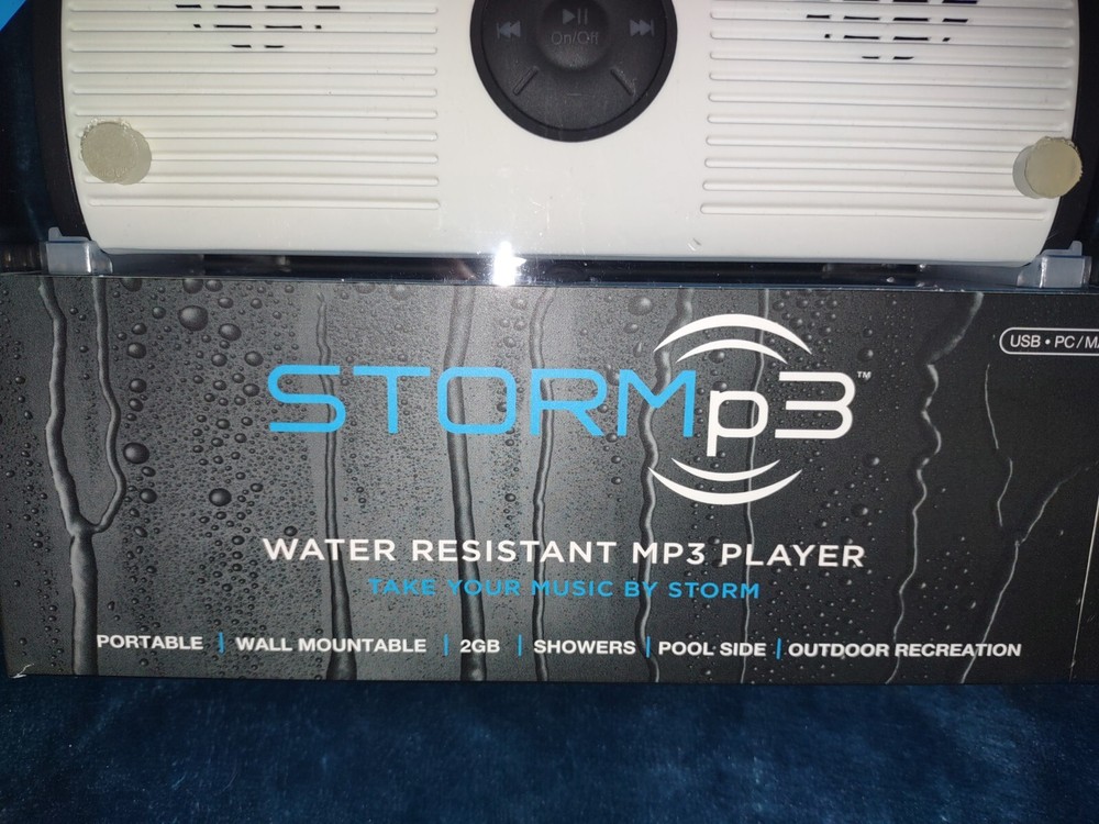 STORM Water Resistant Portable MP3 Player