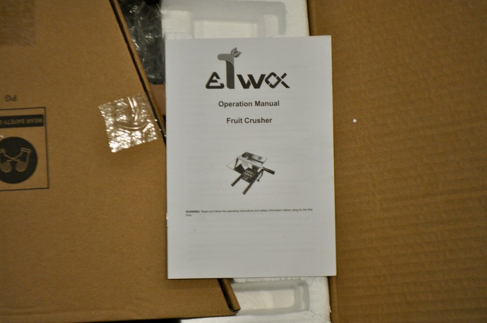 EJWOX 7L Stainless Steel Fruit Crusher