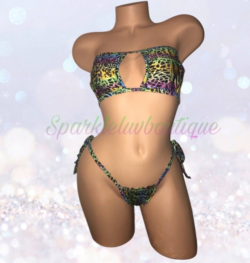 exotic dancewear UV Reflective Set