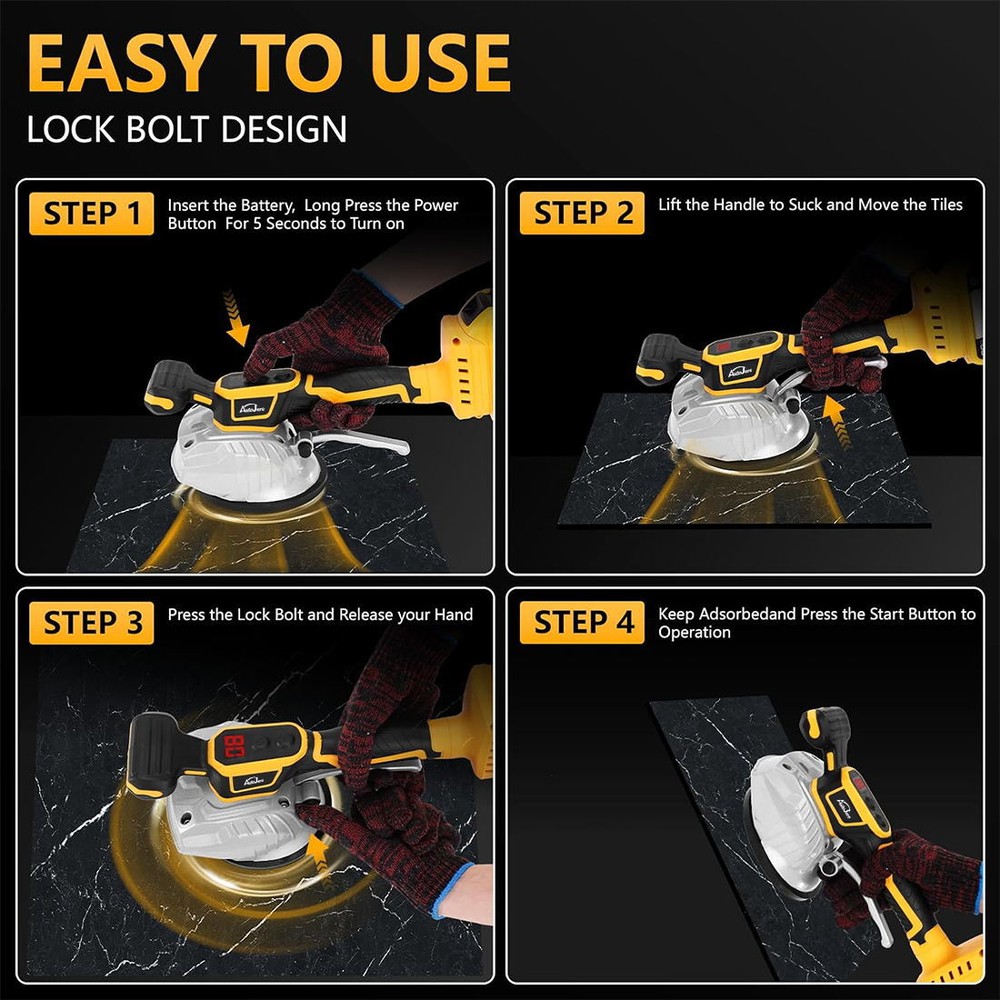 Tile Vibration Machine Tool Tile Vibration Leveling Machine for DeWalt 20V Max