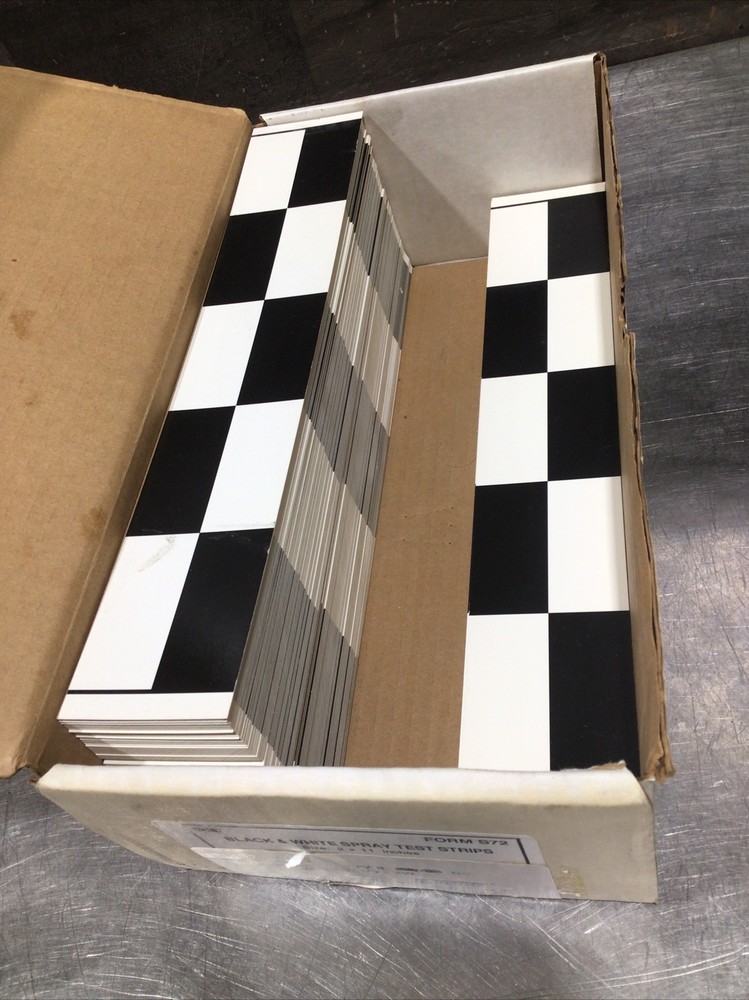FORM S72 Black And White Test Strips PC-S72-BW. Also M72-BW Partial Box