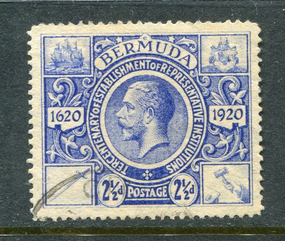 Bermuda #75 George V 2 1/2 P. [Used]