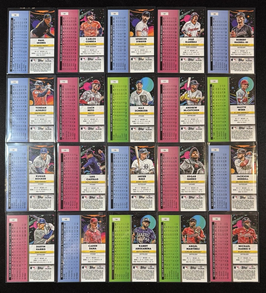 2025 Topps Chrome Cosmic - Base, Inserts, Refractors & Nucleus (You Pick)