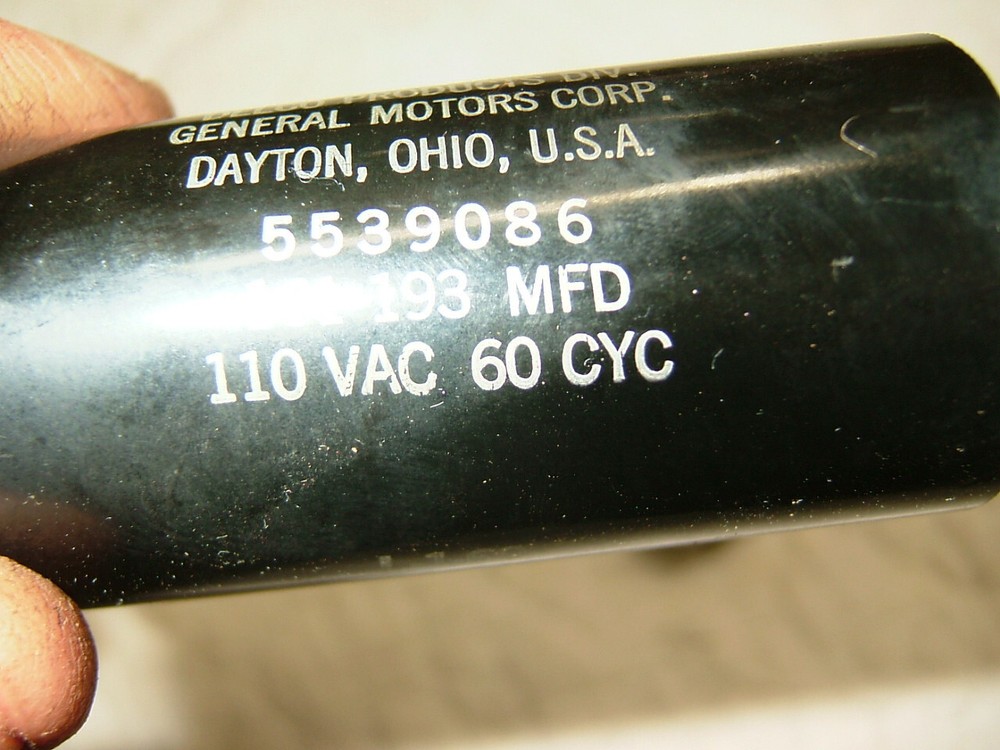 MOTOR START CAPACITOR 161-193 MFD