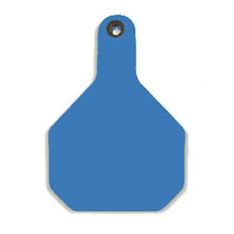Y-Tex 3 Star Medium Blank Cattle Ear Tags 25 Count Blue