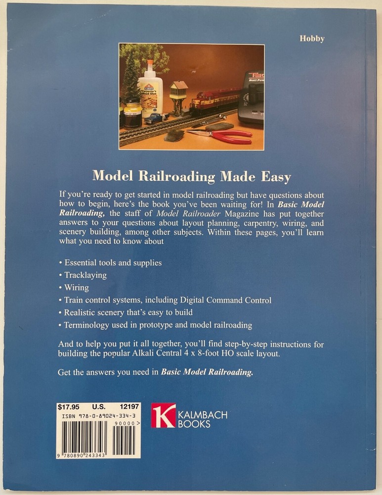Model Railroader, Basic Model Railroading. FREE SHIPPING! Awesome! 1999