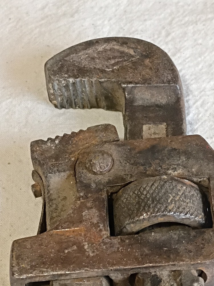 Antique #10 Pipe Wrench A3