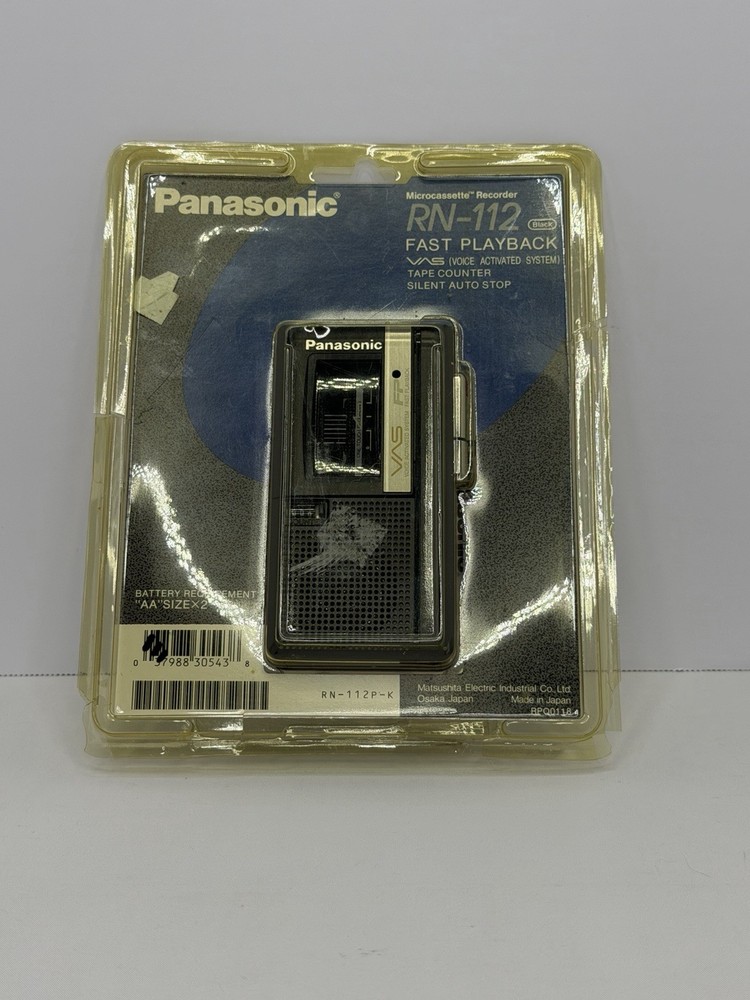 Panasonic RN-112 Microcassette Voice Recorder Fast Playback VAS P103