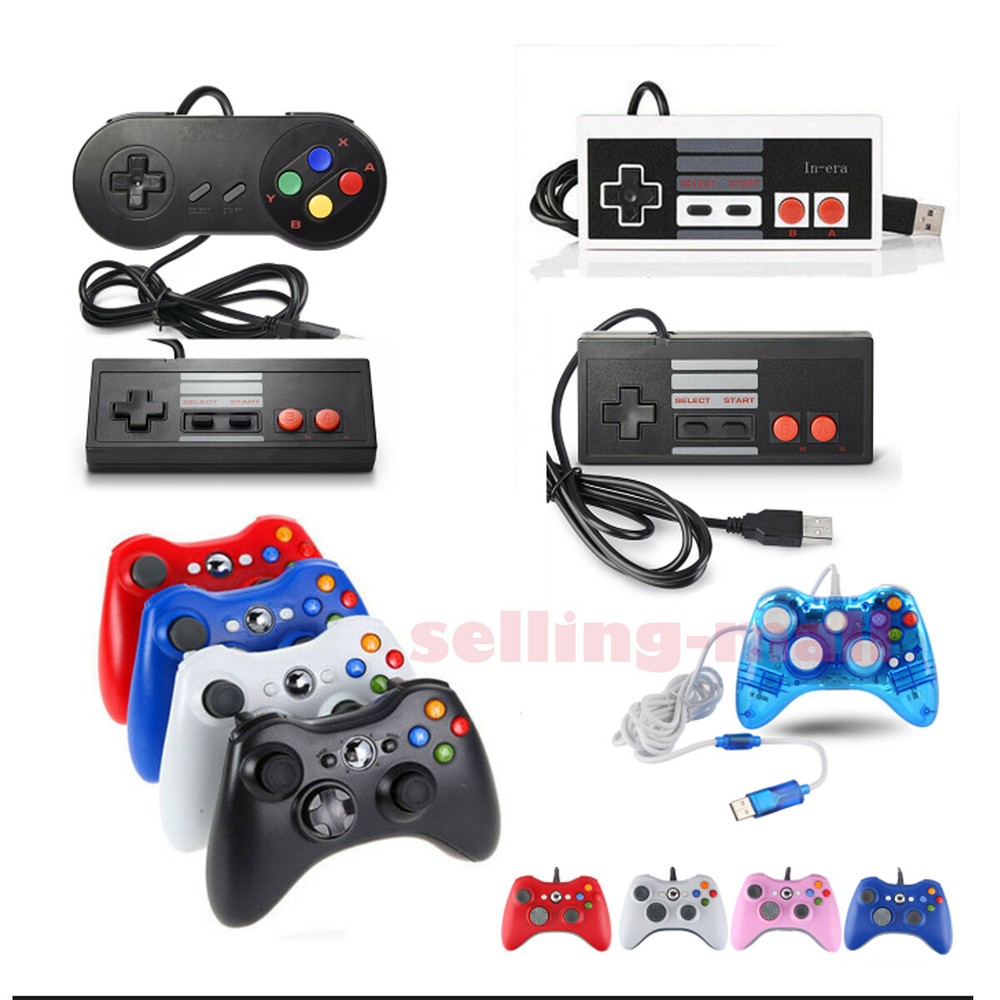 USB Controlle rFor PC Windows Mac Xbox 360 / SNES / NES Gamepad Joystick