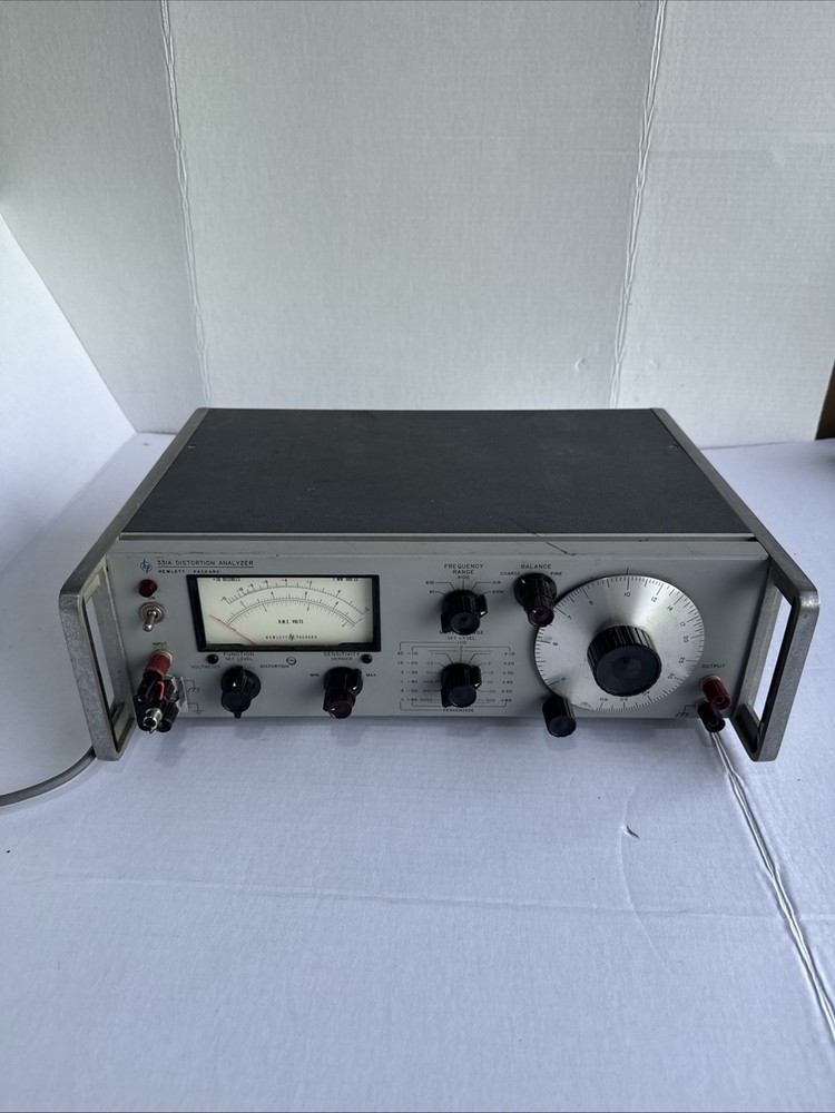 HP 331A Distortion Analyzer Hewlett Packard Vintage Audio Tester Powers On
