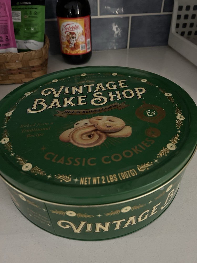 Classic Cookie Tin Bake Shop 10.5x3.5”