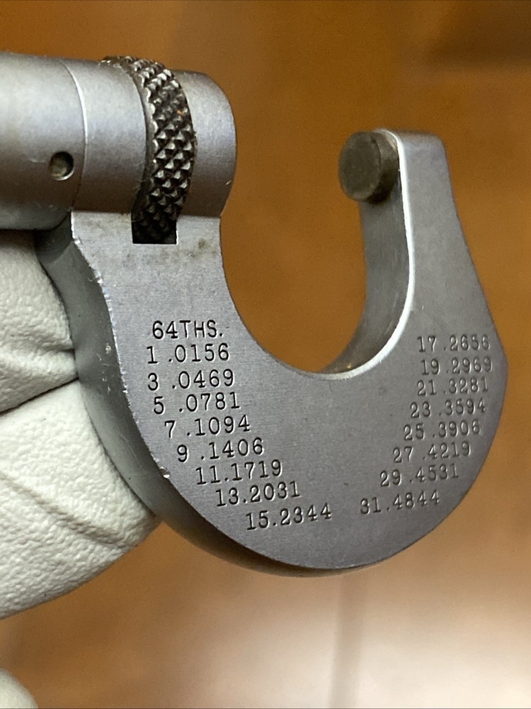 L.S. Starrett 232 Outside Micrometer