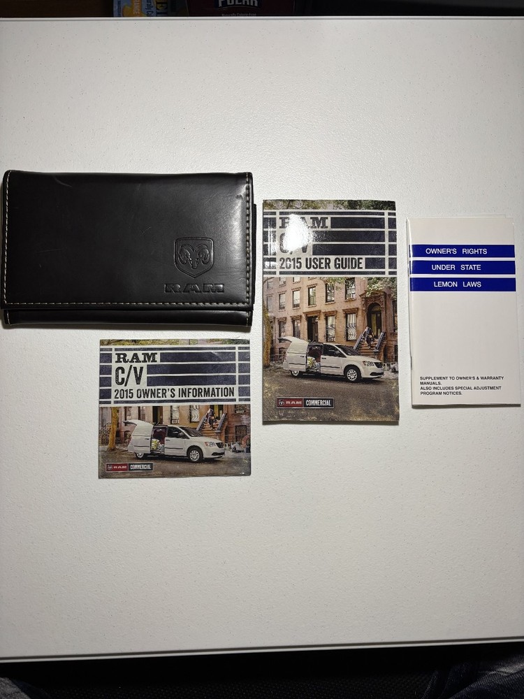 2015 RAM C/V User Guide OEM Set