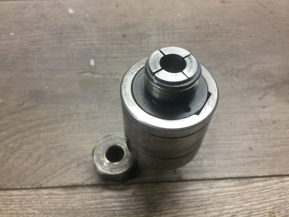 JACOBS SPEED CHUCK #50 W/ 2 1/4 -8 THREADED MOUNT & COLLETS