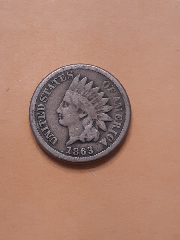 1863 INDIAN HEAD CENT