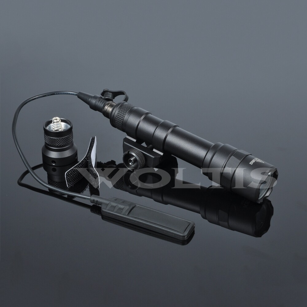 M600 Flashlight Tactical Mini Light LED Light with Remote Tail Switch for M600B