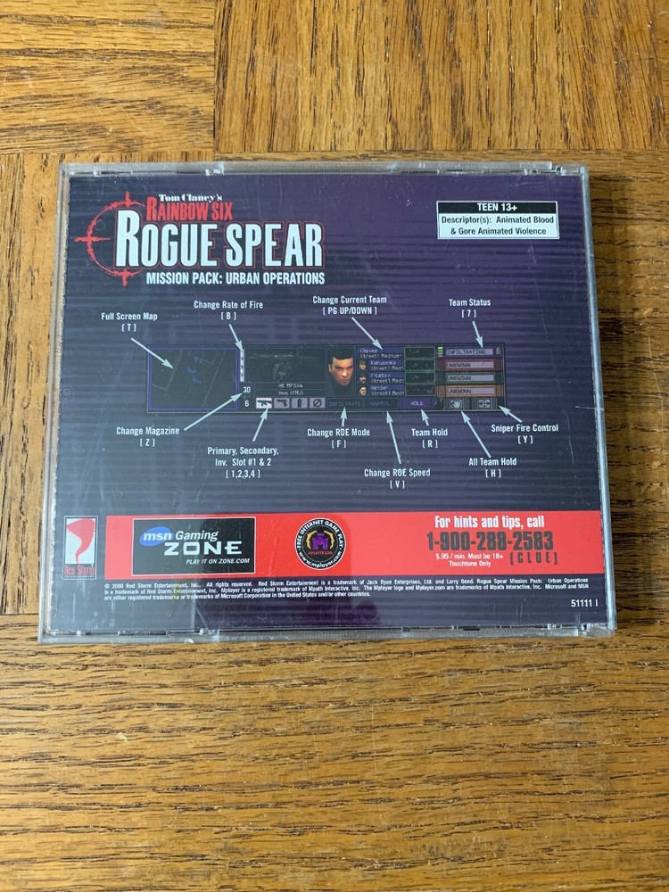 Rainbow Six Rogue Spear PC Game