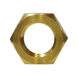 28123 Hex Locknut, 1/8 in NPSL, Brass (10 Pack)