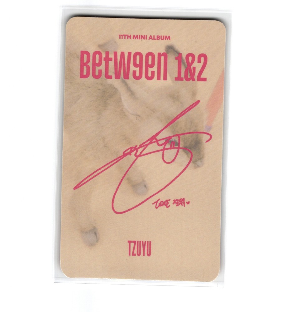 Twice Tzuyu Photocard | Between1&2 Plushie