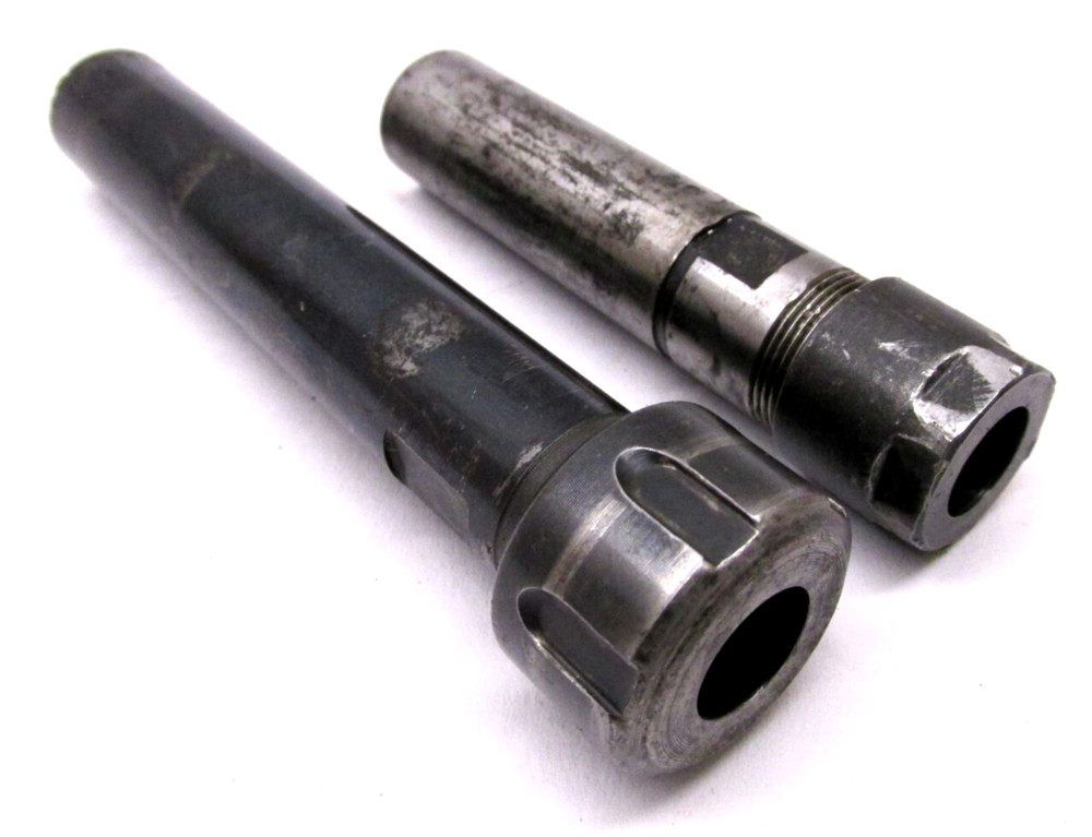 2 ER16 COLLET CHUCK EXTENSIONS w/ 3/4" SHANKS