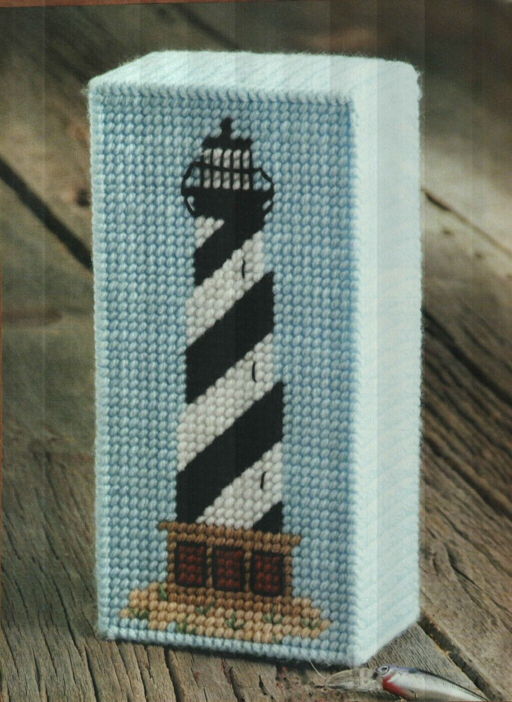LIGHTHOUSE DOORSTOP HOME DECOR PLASTIC CANVAS PATTERN INSTRUCTIONS