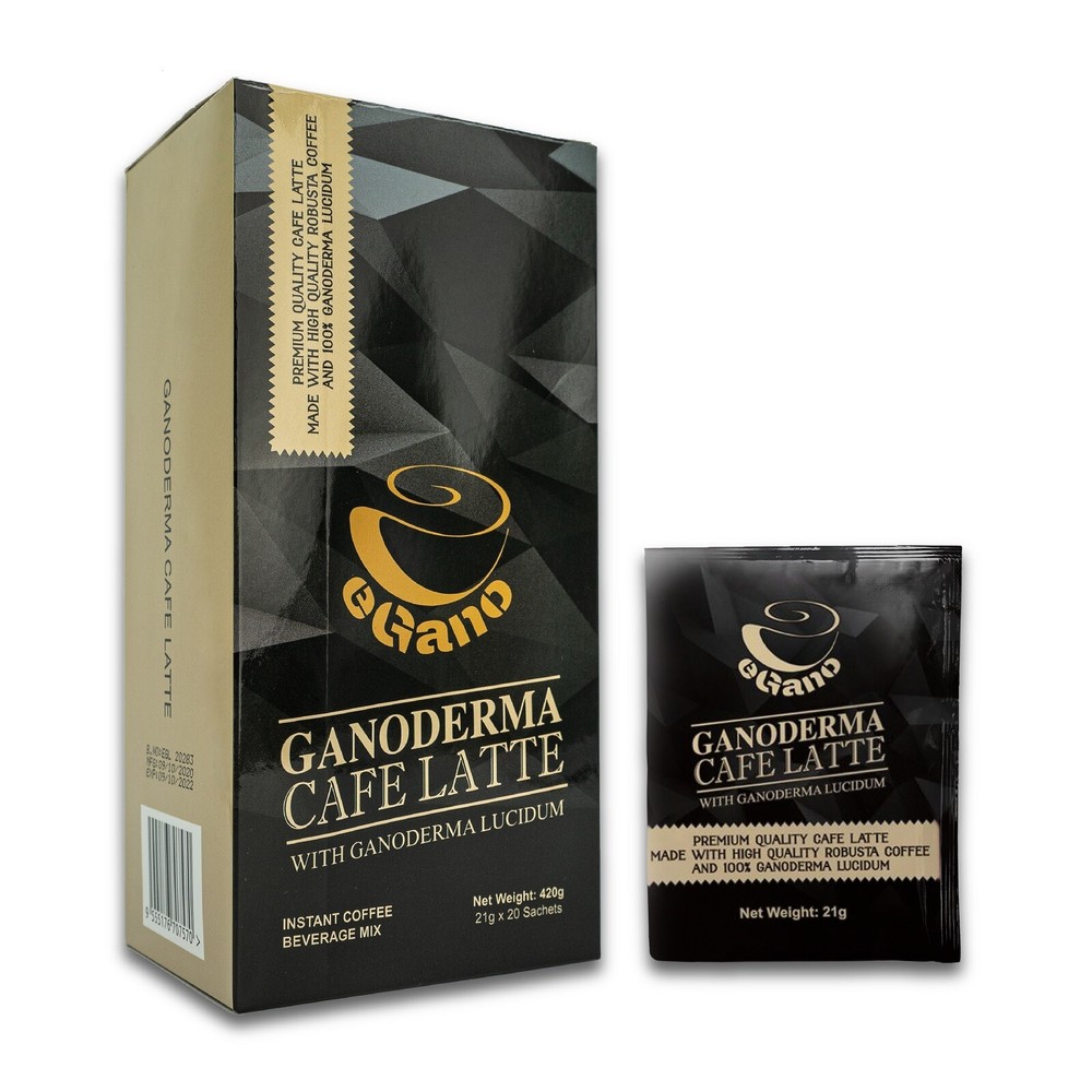 eGano 10 Box Premium Ganoderma Cafe Latte Expedited Exp 2026