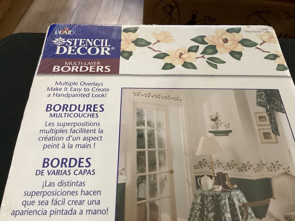 New Package of Plaid Co. Stencil Decor Multiple Layer Boarder Patterns