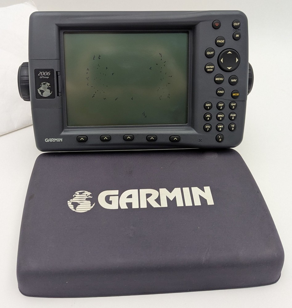Garmin GPSMAP 2006 7.2" Monochrome Chartplotter Marine GPS Display *Works READ*
