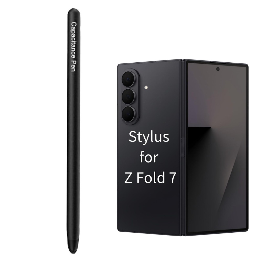 S Pen for Galaxy Z Fold 7, Supporting Both Internal & External Screen, Black