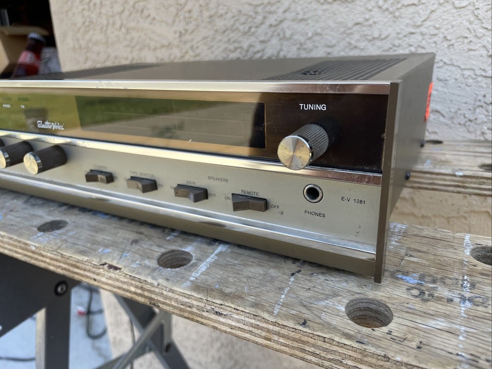 Electro-Voice E-V 1281 FM Stereo Receiver UNTESTED