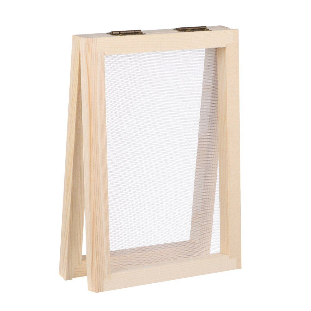 Multi-size Paper Making Molds- Screen Learning Wood Handcraft Gift Mesh Mold 1pc