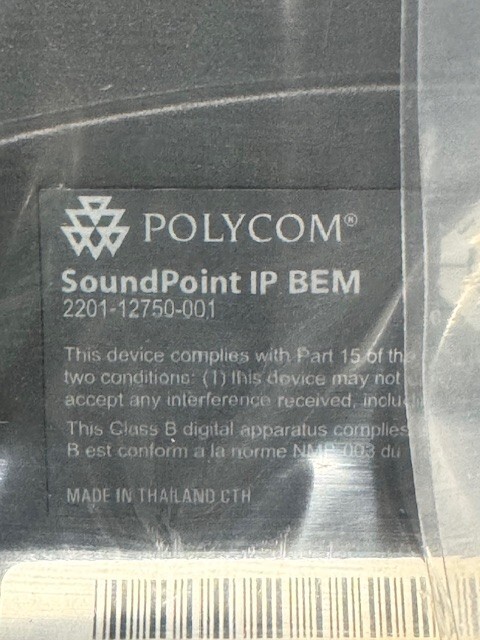Polycom Backlit Expansion Module 2200-12750-025 New