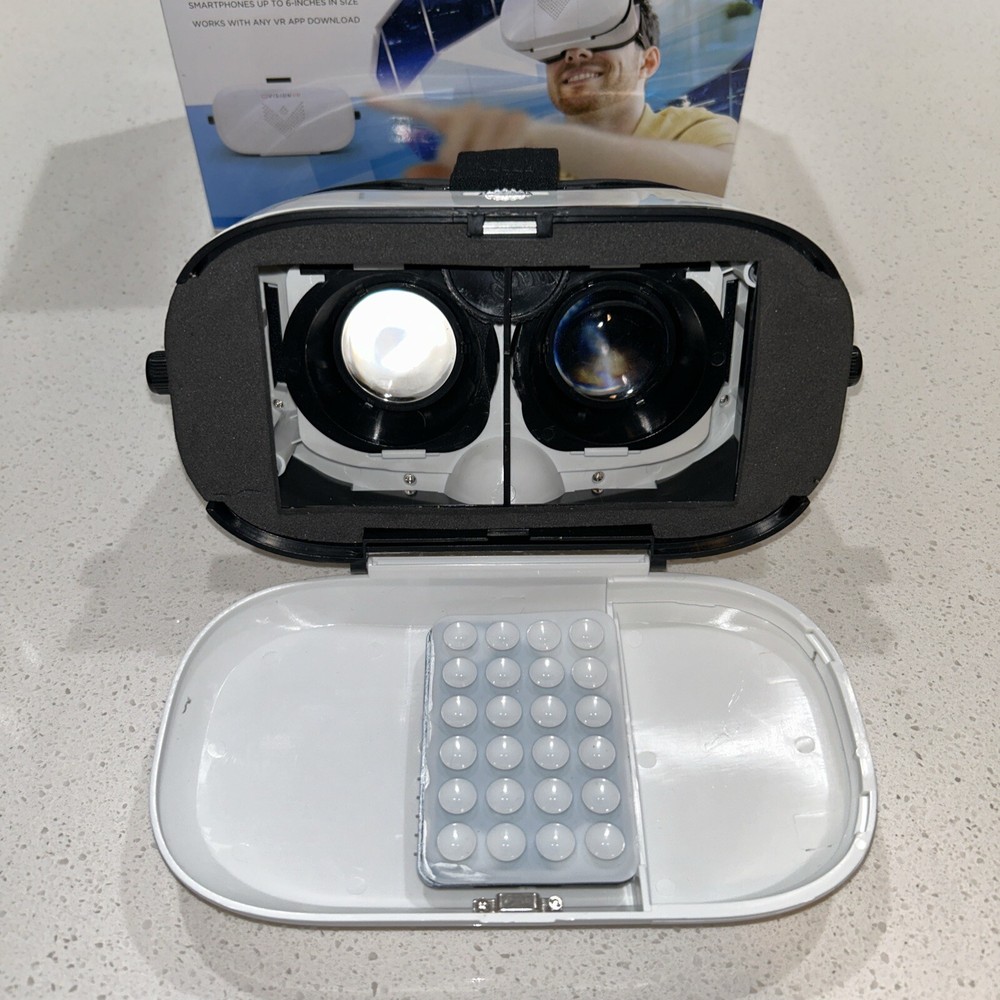NEW VISION VR 360 DEGREE VIRTUAL REALITY HEADSET FOR iPHONE AND ANDROID DEVICES