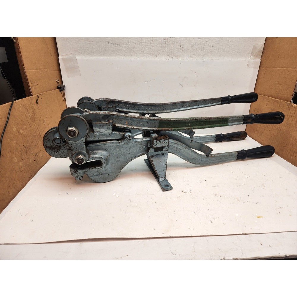 Roper Whitney 4 in 1 Multi Tool Strapmaster Cutting, Bending, Punching Twisting