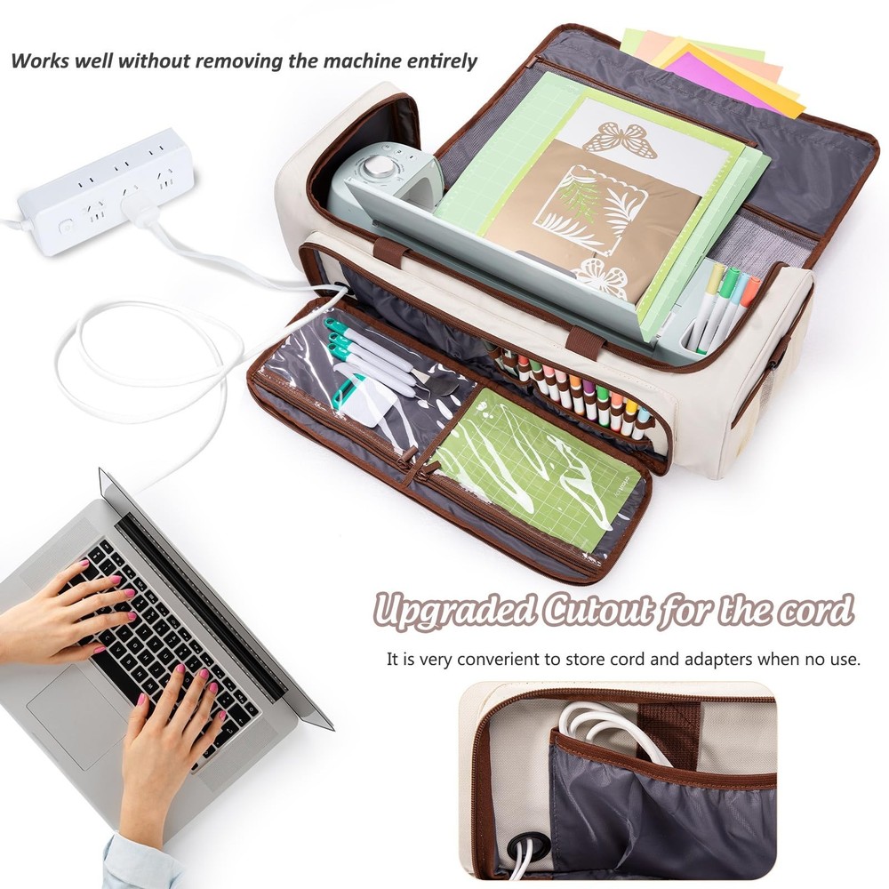IMAGINING Carrying Case Bag for Cricut Maker 4, Maker 3, Explore 4, Explore 3...