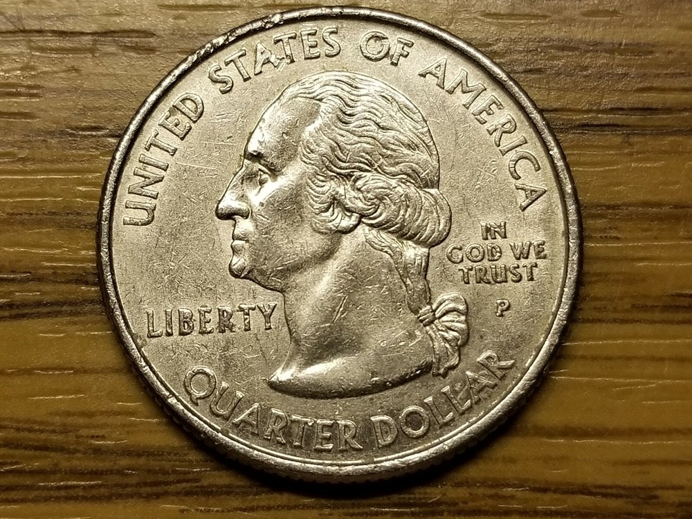 2015 P Blue Ridge Parkway ATB Quarter Die Chip Error.