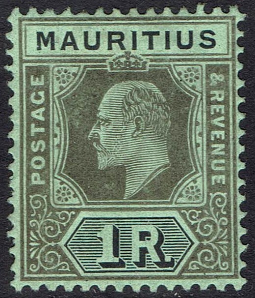 MAURITIUS 1910 KEVII 1R